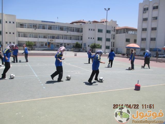 كرة القدم النسائية تنتعش في غزة