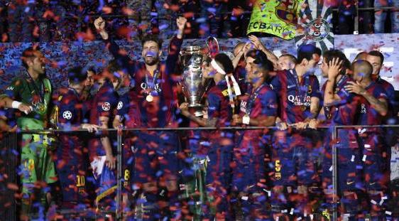 فيديو   برشلونة  بطلا لدوري الأبطال