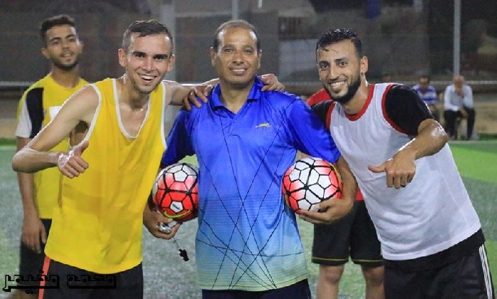 خدمات النصيرات يواصل تدريباته