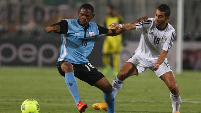 فيديو  مصر تفوز على بتسوانا وتنعش مالها فى تصفيات أفريقيا