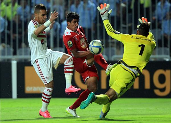 فيديو   ثلاثية للزمالك  و النجم الساحلي يتأهل