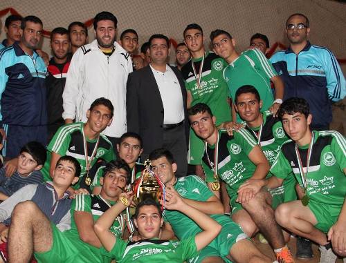  الجمعية الاسلامية  بطلا لكأس الشهيد ياسر عرفات للناشئين