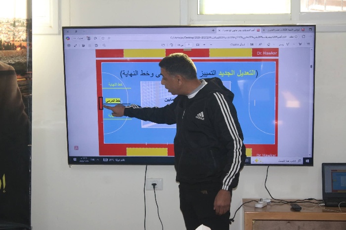 ورشة عمل لمدربي الأندية وحكام البطولة الرمضانية التنشيطية