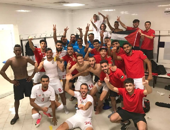الأولمبي الفلسطيني يهزم نظيره القطري وديا