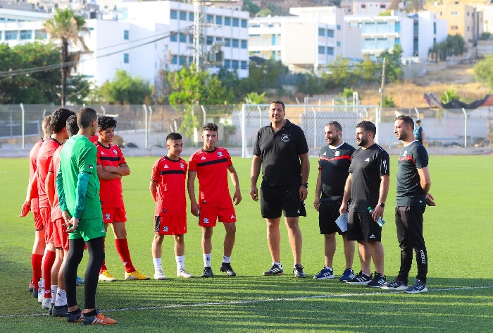 كأس العرب للناشئين  فلسطين في المجموعة الأولى