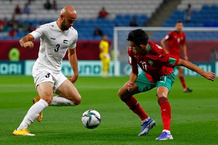 فيديو كأس العرب الفدائي الكبير يستهل مشواره بخسارة قاسية أمام المغرب