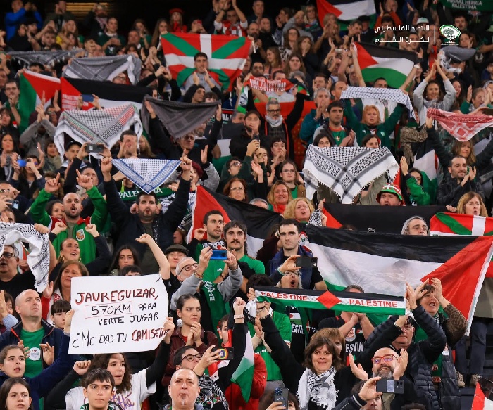 الباسك وكنالونيا  صرخة تضامن كروية مع فلسطين