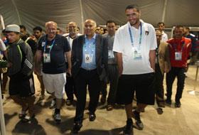 الرجوب يزور بعثة فلسطين السيوية ويثني على نتائج الفدائي الأولمبي