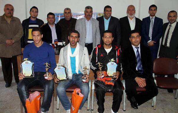 الأقصى الرياضي يكرم أفضل اللاعبين في دوري غزة