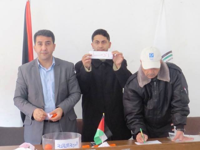 سحب قرعة كأس  الشهيد عاهد زقوت  لكرة القدم