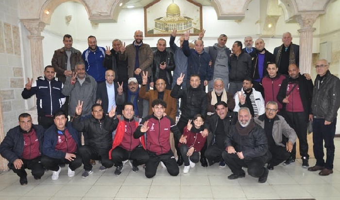 نادي الجليل ينظم حفل وداع مميز لبعثة قدامى لاعبي غزة