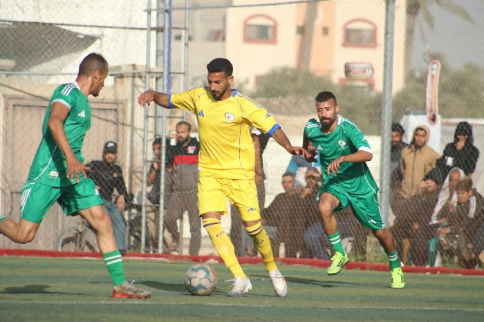 الأحد 5 انتصارات وتعادل في البطولة التنشبطية لكرة الصالات