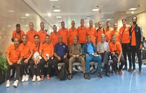 بعثة قدامى الكرة تصل تركيا وتشارك في بطولة كأس العالم الدولية للسلام