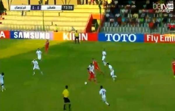 فيديو  الفدائي يحسم مواجهة قيرغستان بهدف أبو حبيب