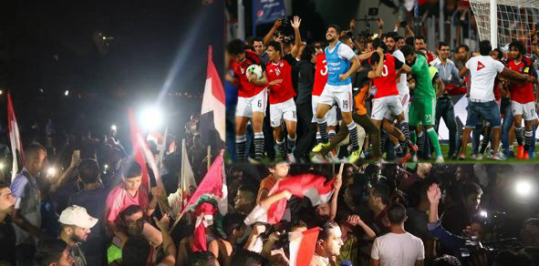 فيديو  مصر في المونديال  شاهد الأهداف والفرحة