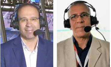 حناجر المعلقين الرياضيين تصدح حبا في فلسطين