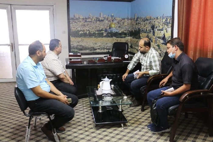 بد المرحلة الأولى لمساندة متضرري العدوان الأخير من الرياضيين