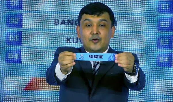 فلسطين في المجموعة 6  قرعة تصفيات سيا تحت 23 عاما