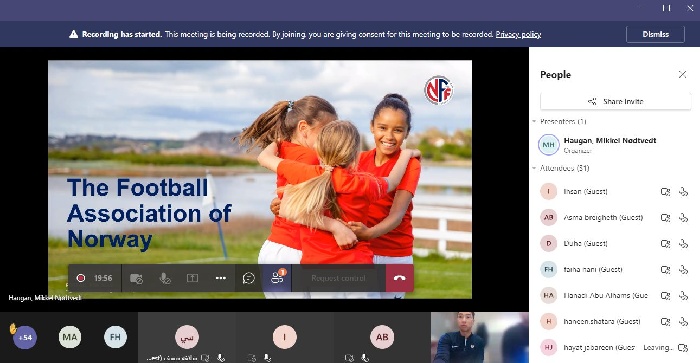 تنظيم ورشة حماية الأطفال في كرة القدم