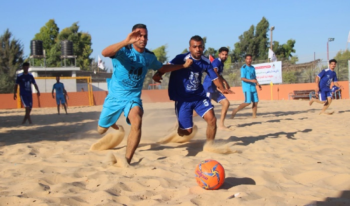 شباب خانيونس يكمل عقد المتأهلين لنصف نهائي بطولة الشواطئ