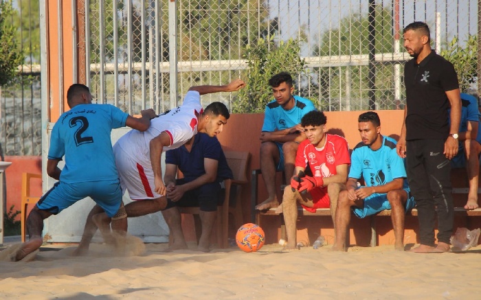 نما وشباب خانيونس إلى نهائي بطولة كرة القدم الشاطئية