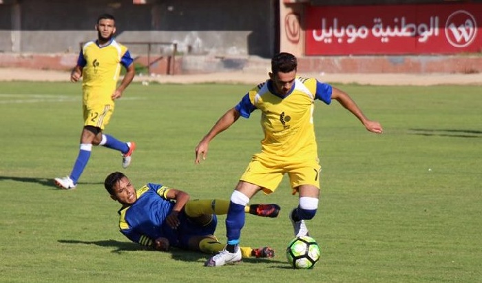 فيديو  الحوانين يهزمون دير البلح بثلاثية بدوري الأولى