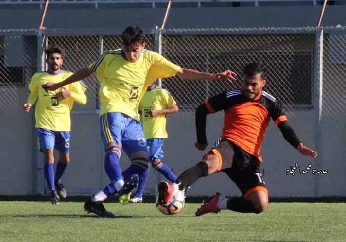 دوري الأولى الزوايدة والنصيرات تعادل وإثارة