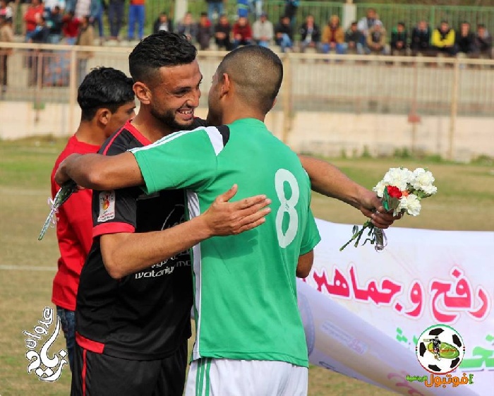 صور رفح تستقبل أبطال الثلاثية بالورود